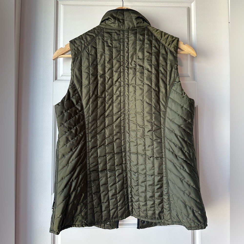 Banana Republic Olive Vest with Black Accents - Picture 5 of 8